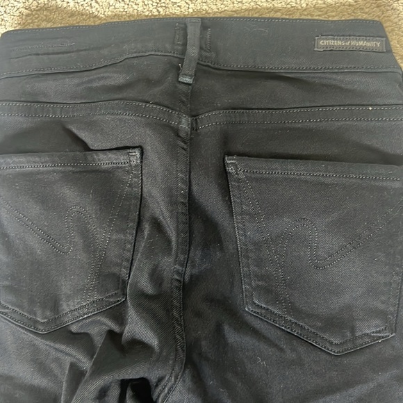 Citizens of Humanity Black Avedon Slick Skinny Leg Jeans - Picture 4 of 4